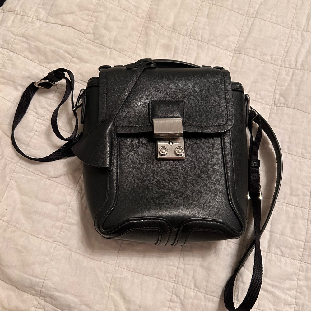 Black Leather Crossbody Bag 3.1 Philip Lim